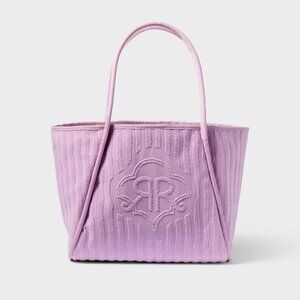 New Roller Rabbit x Target Lilac Terry Beach Tote Bag